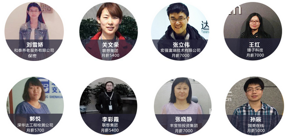 達(dá)內(nèi)會計培訓(xùn)學(xué)校就業(yè)學(xué)員