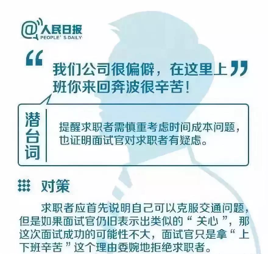 面試也有標(biāo)準(zhǔn)答案，這些“面試潛臺(tái)詞”你要懂