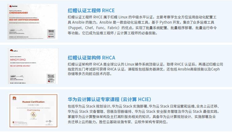 達內學員可獲得眾多國際認證