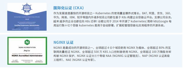 達內學員可獲得眾多國際認證