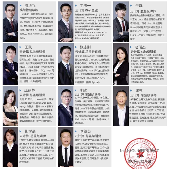 達內指定授課講師承諾書